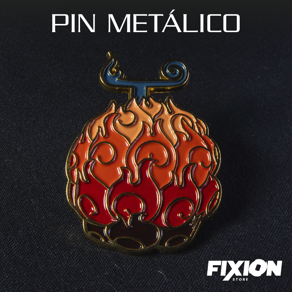 PIN METALICO - One Piece - Mera Mera
