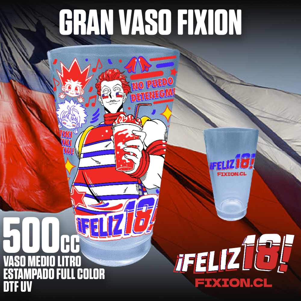 Gran Vaso Fixion - CHILE - Hunter x Hunter Hisoka