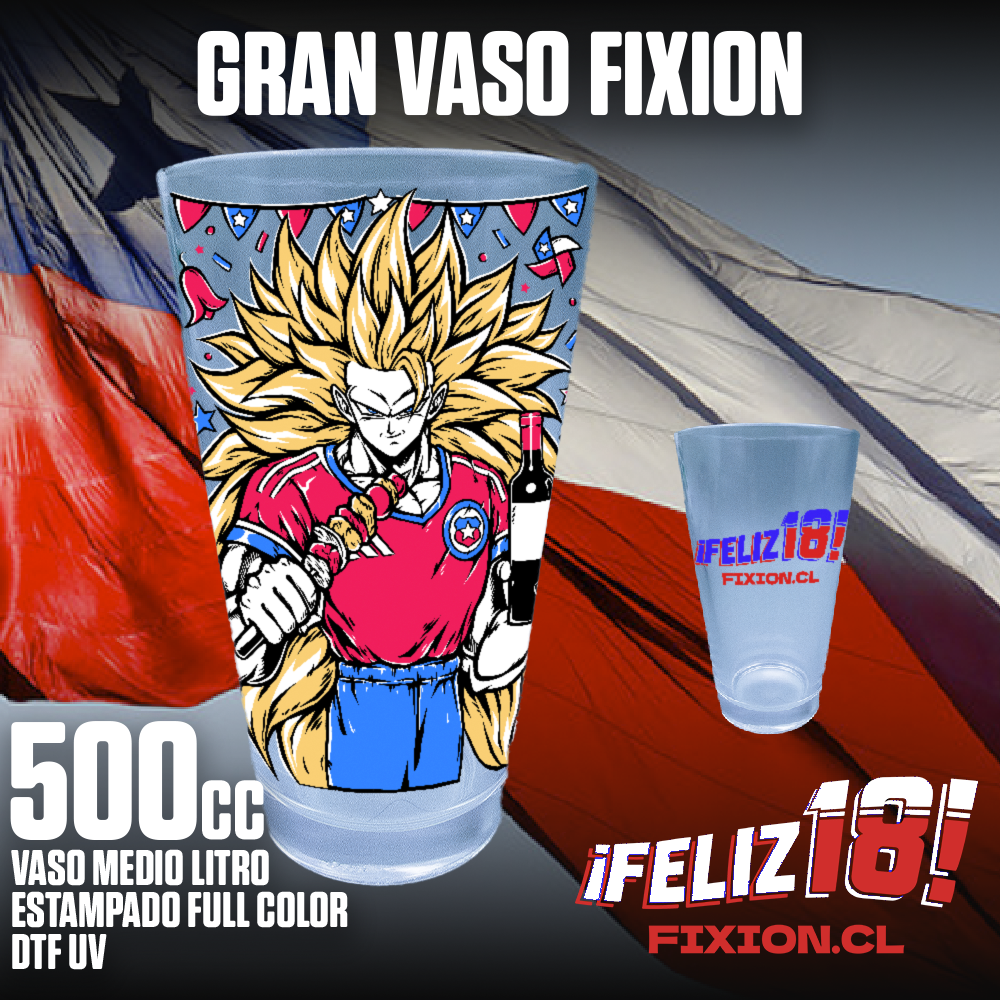 Gran Vaso Fixion - CHILE - Dragon Ball Goku