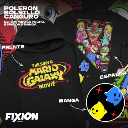 Mario Galaxy The Movie - Poleron Canguro [TE] [N]