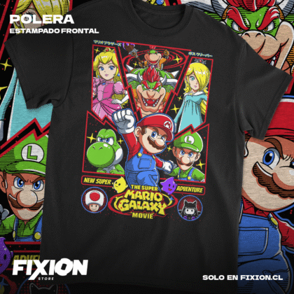 Mario Galaxy The Movie - Polera Simple [N]