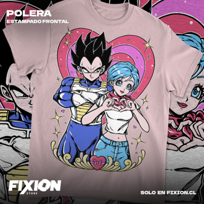 Dragon Ball - Vegeta y Bulma #PV4 [Rosa]